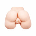 Realistic Anus and Vagina masturbator in cyberskin - Flesh Pink, Multispeed