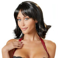 Peluca negra Wained Hair - ca. 30 centimetros