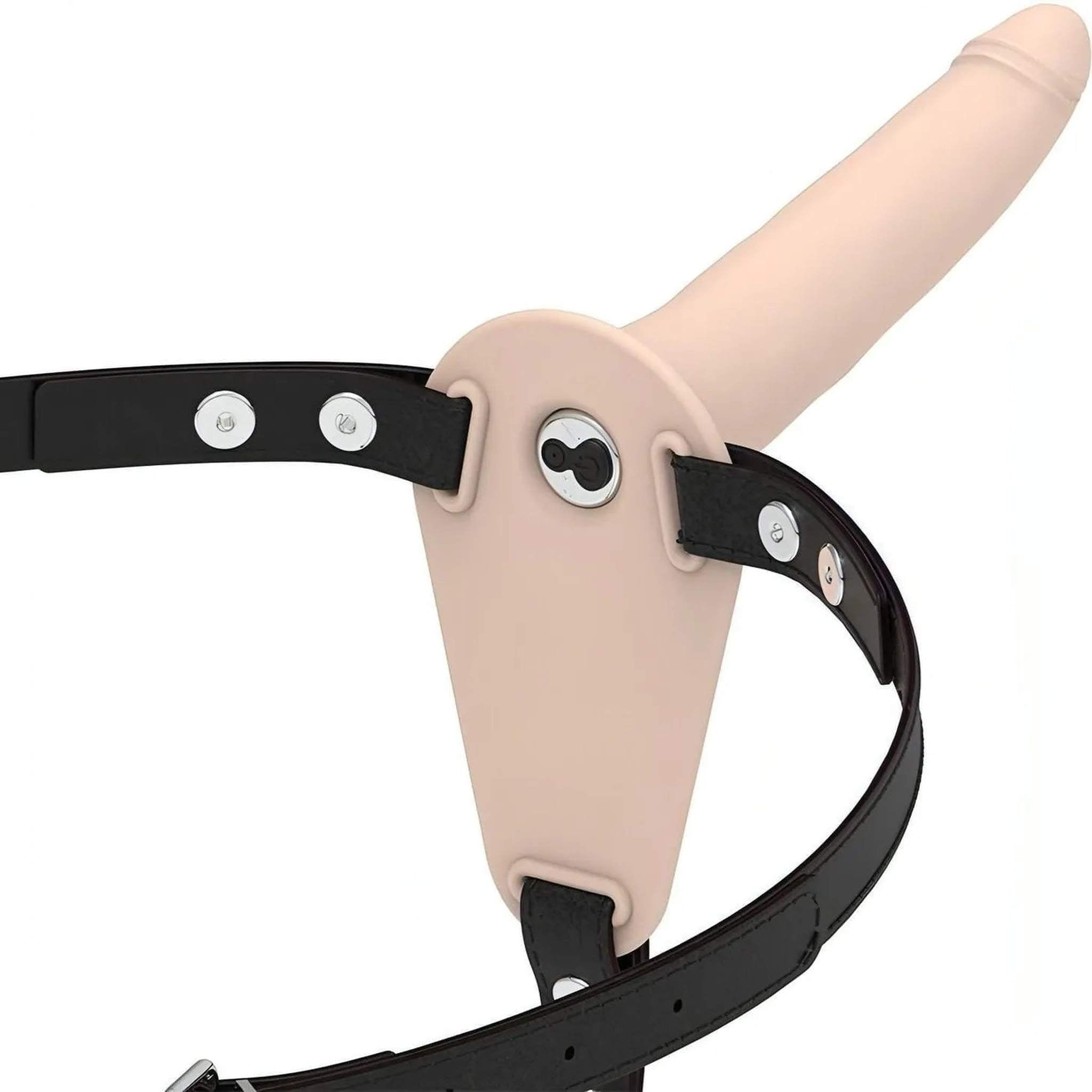 Penetrix Strapon Piccolo in Silicone - 10 vibrazioni, Ricaricabile