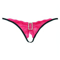 Perizoma Fucsia Con Apertura Inguinale - M/L