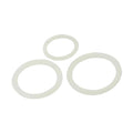 Set of 3 Rings - White