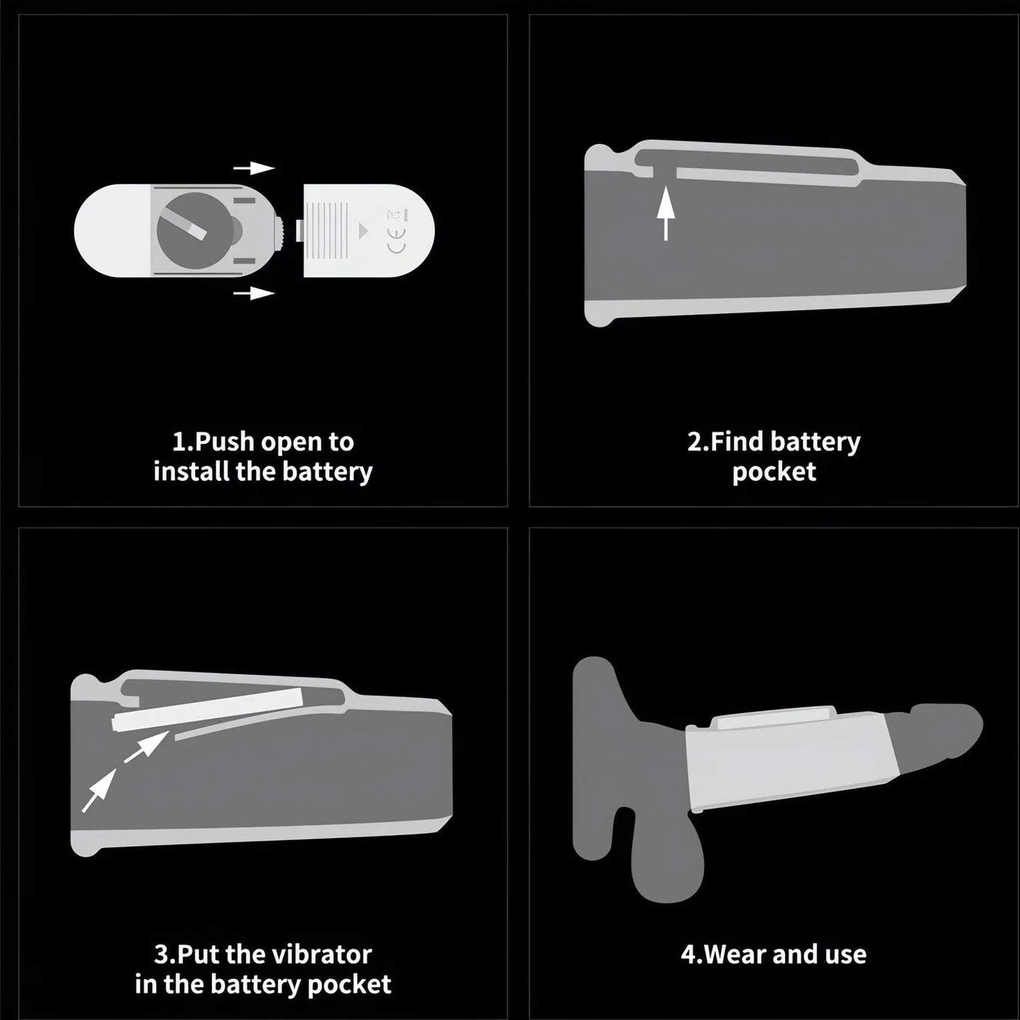 Spiral Guaina Corta Stimolante Con Vibrazione