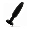 Plug súper blando anal - negro, 14 cm