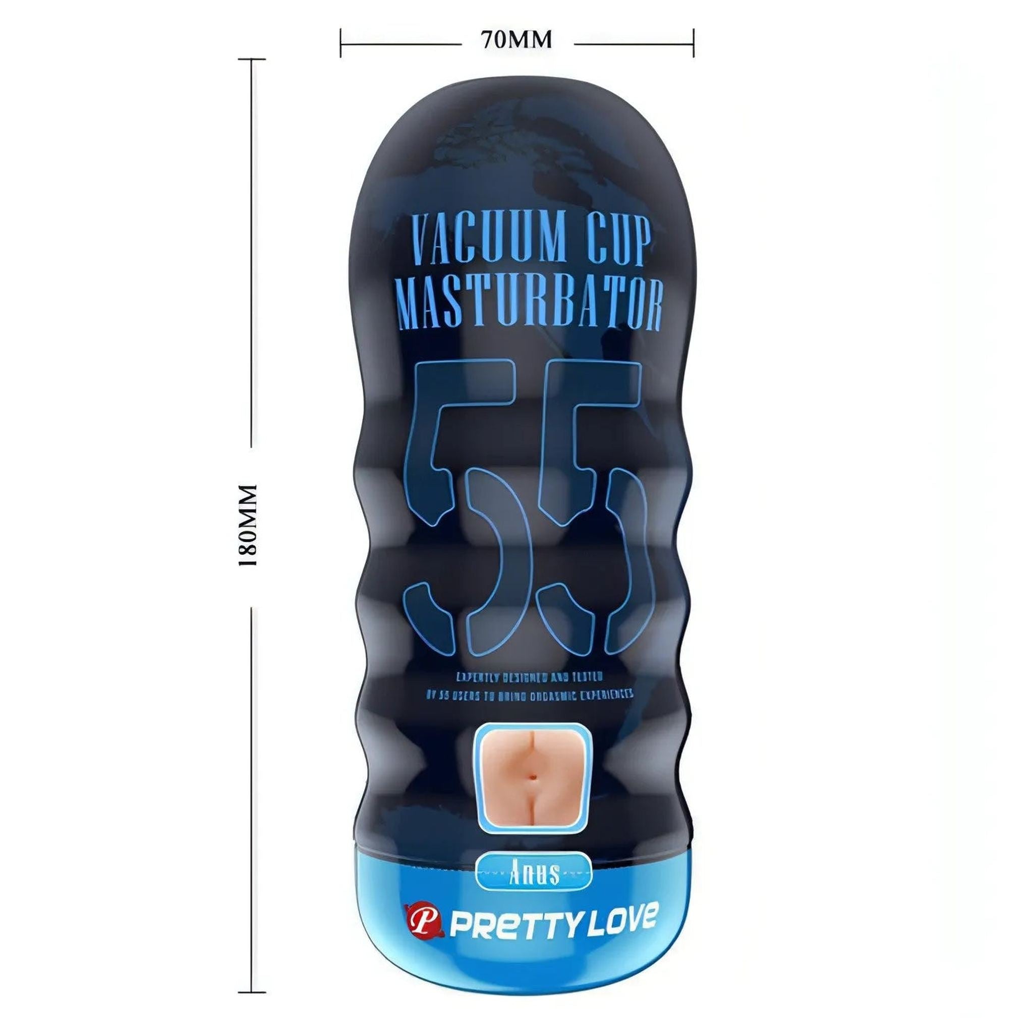 Vacuum Cup Masturbatore ad aspirazione - Ano in cyberskin
