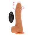 Drahtloser, ferngesteuerter Stoßvibrator – mit Rotation und Auf- und Abbewegung