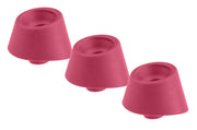 Womanizer Heads per Duo, Duo 2 e InsideOut – Set 3 Testine di Ricambio, Lampone M, foto 1