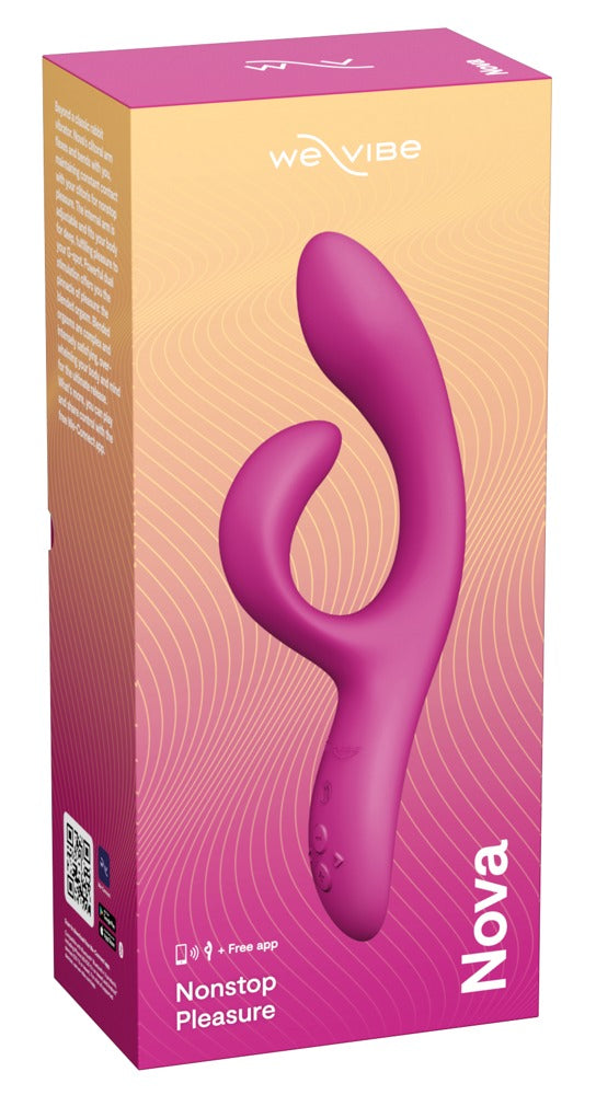 We-Vibe Nova 2 - Vibratore rabbit con braccio clitorideo flessibile, Viola, foto 7