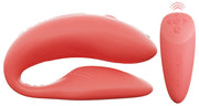 We-Vibe Chorus - vibratore di coppia con telecomando sensibile alla stretta, Corallo, foto 1