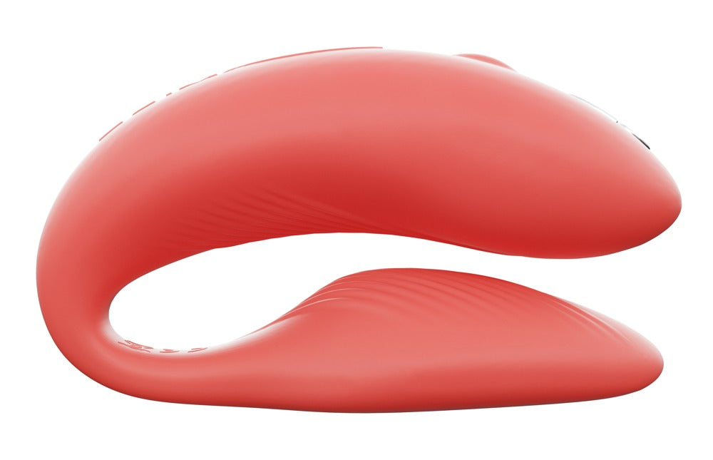 We-Vibe Chorus - vibratore di coppia con telecomando sensibile alla stretta, Corallo, foto 2