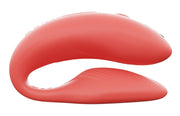 We-Vibe Chorus - vibratore di coppia con telecomando sensibile alla stretta, Corallo, foto 2