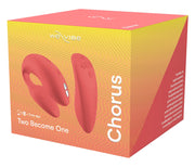 We-Vibe Chorus - vibratore di coppia con telecomando sensibile alla stretta, Corallo, foto 3