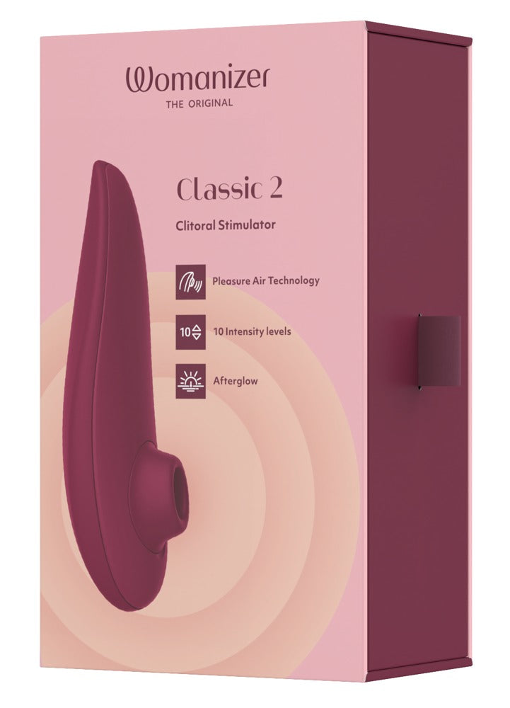 Womanizer Classic 2 – Succhia Clitoride Pleasure Air con 10 Intensità, Bordeaux, foto 7