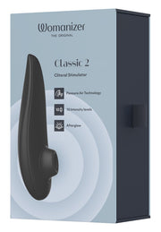 Womanizer Classic 2 – Succhia Clitoride Pleasure Air con 10 Intensità, Nero, foto 3