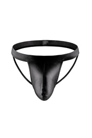 Jockstrap Wet Look Nero Paris Hollywood – Sospensore Uomo, foto 5