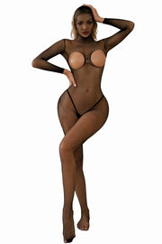 Tuta in Rete Aperta Rougir de Désir – Catsuit Seno e Glutei Scoperti, foto 2