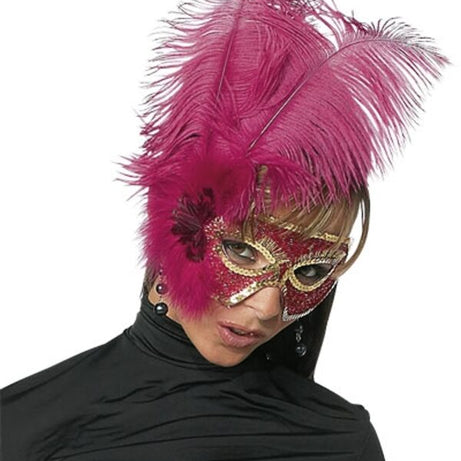 Maschera Con Piume - GoEstasy