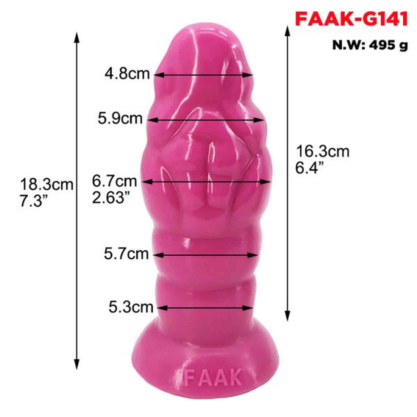 18.3cm Realistic Dildo