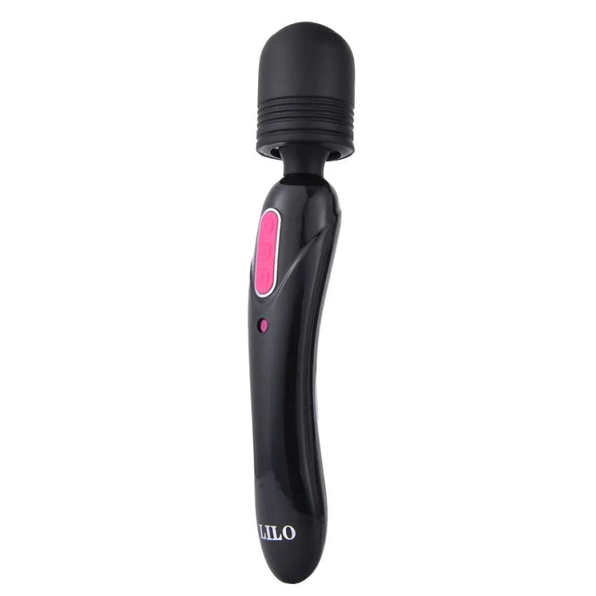 2 in 1 Wand e Vibratore Multifunzione – Nero - GoEstasy