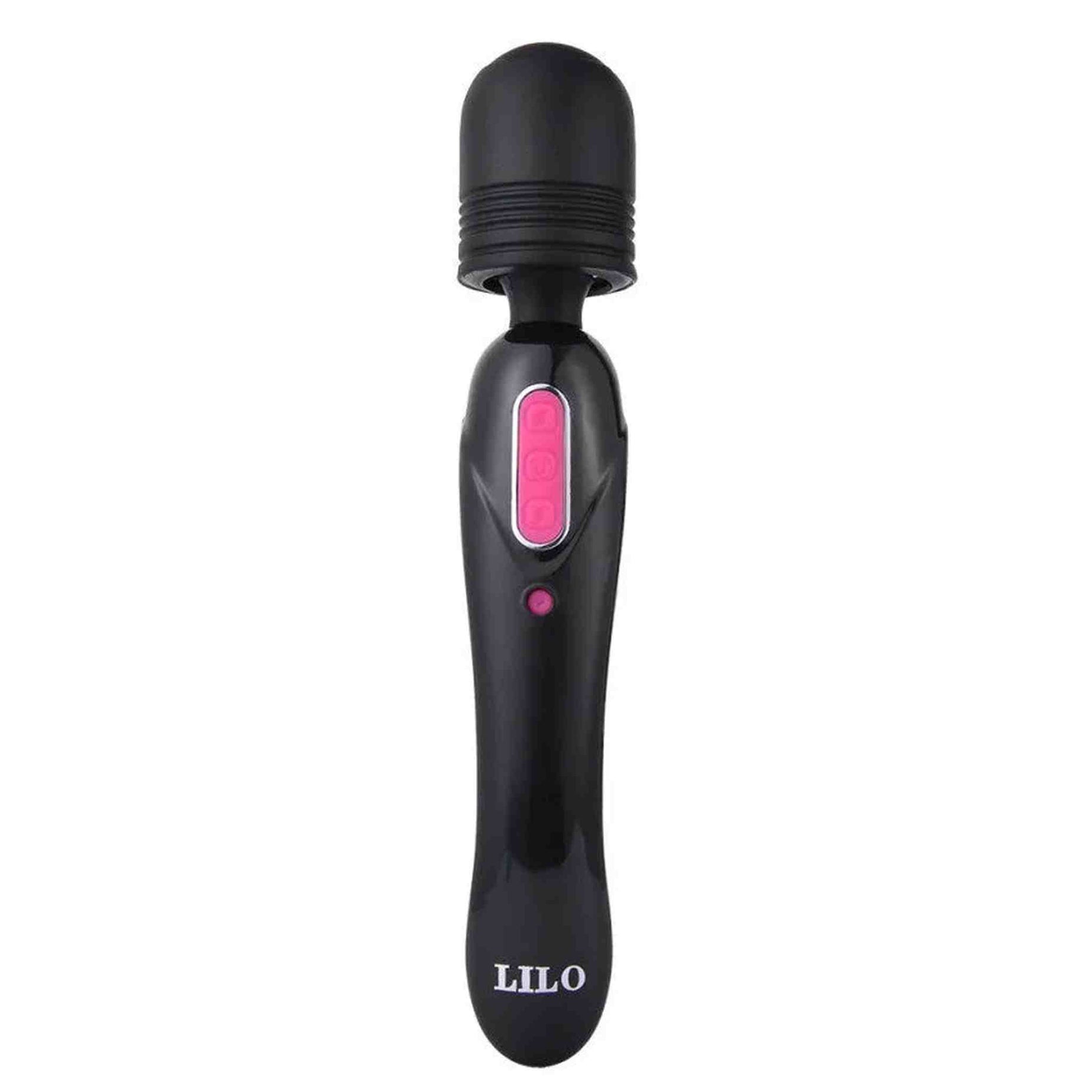 2 in 1 Wand e Vibratore Multifunzione – Nero
