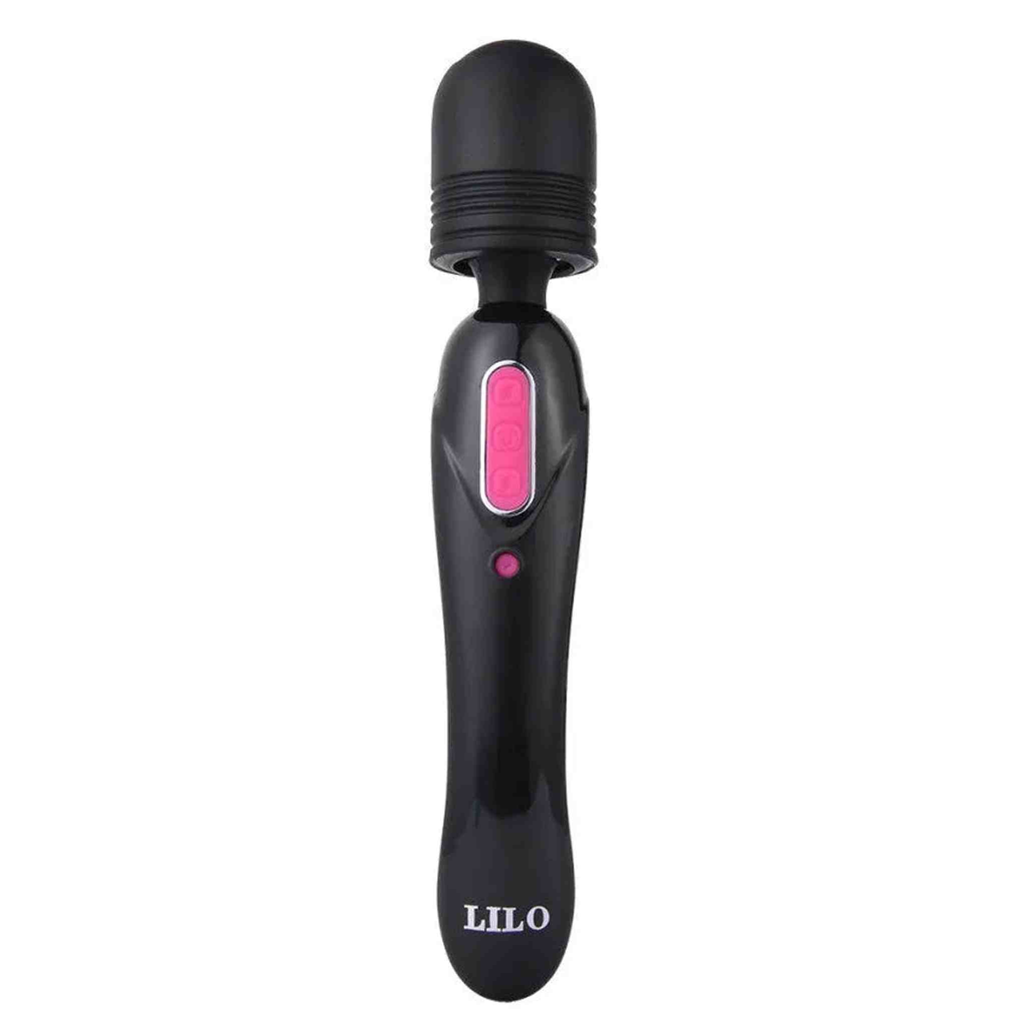 2 in 1 Wand e Vibratore Multifunzione – Nero