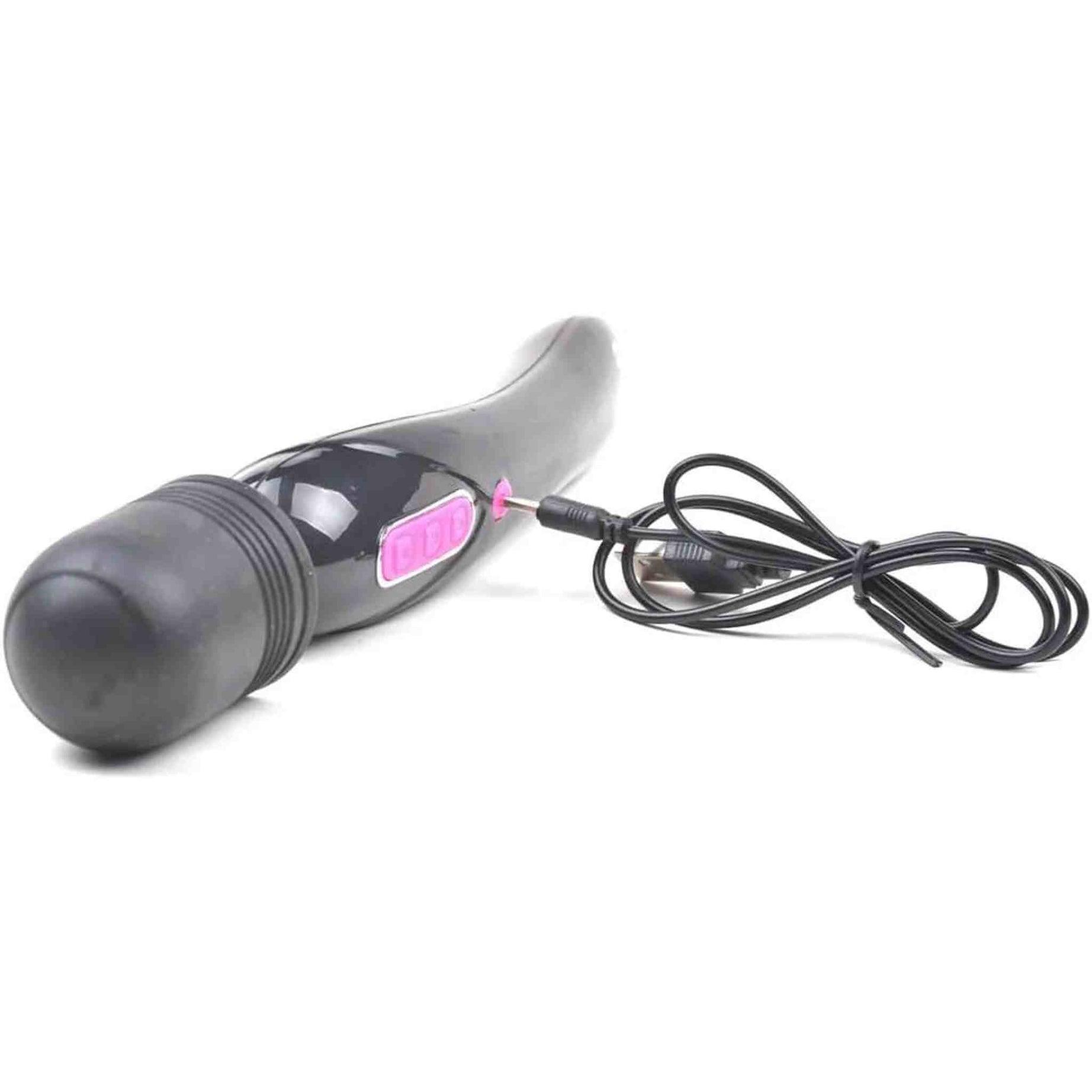2 in 1 Wand e Vibratore Multifunzione – Nero