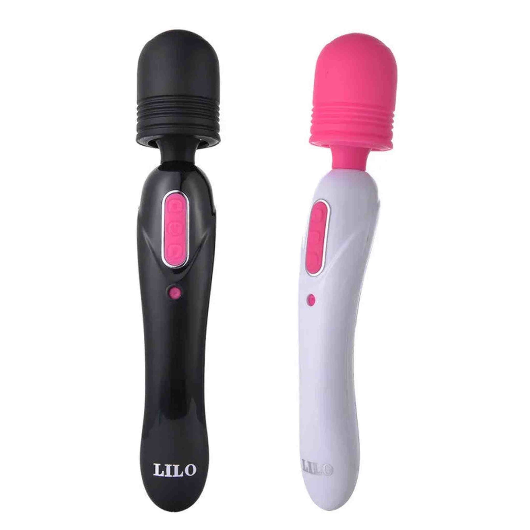 2 in 1 Wand e Vibratore Multifunzione – Nero