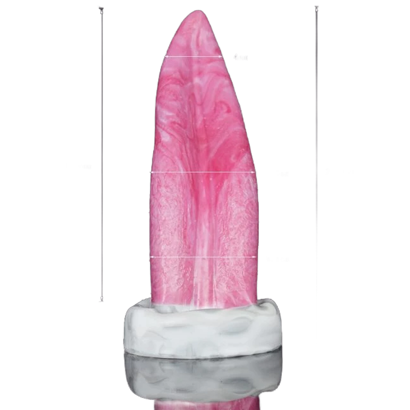 21.2cm Tongue Shape Anal Dildo