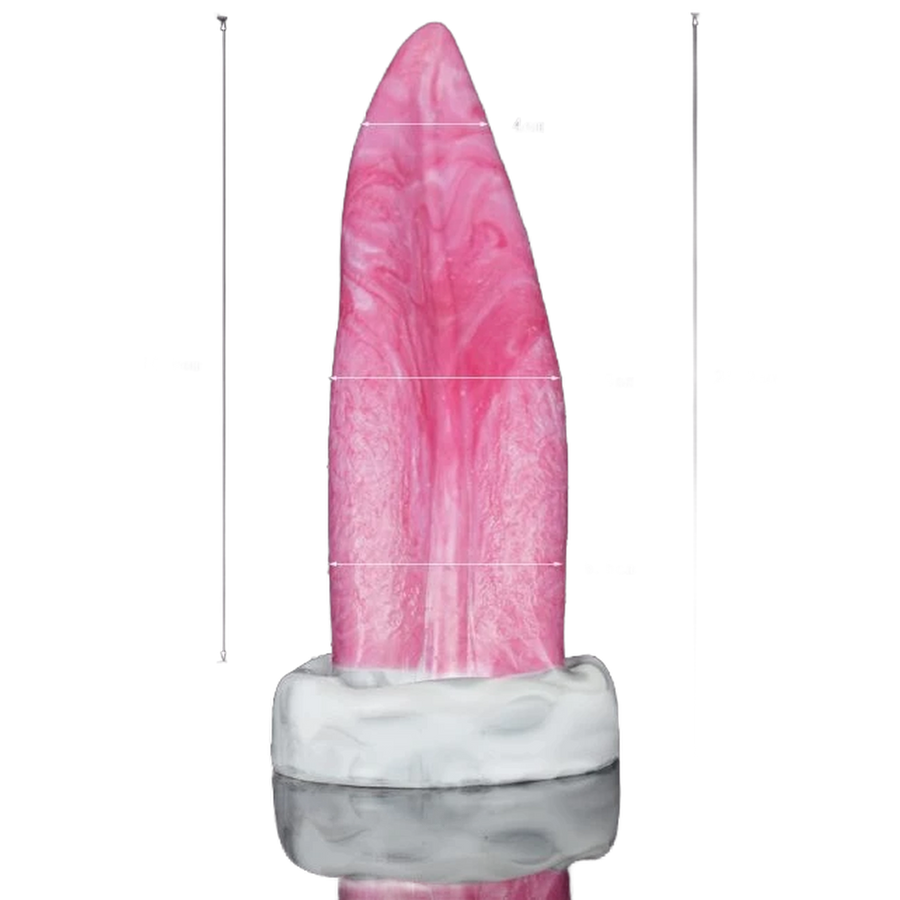 21.2cm Tongue Shape Anal Dildo
