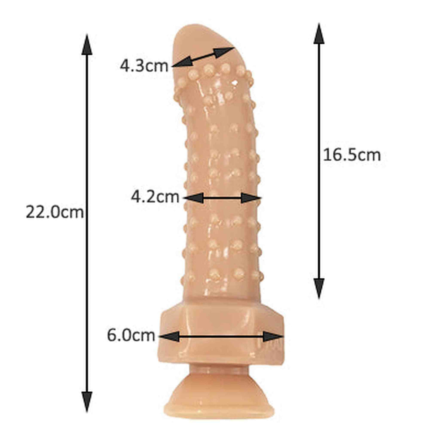 22 cm Realistic Dildo