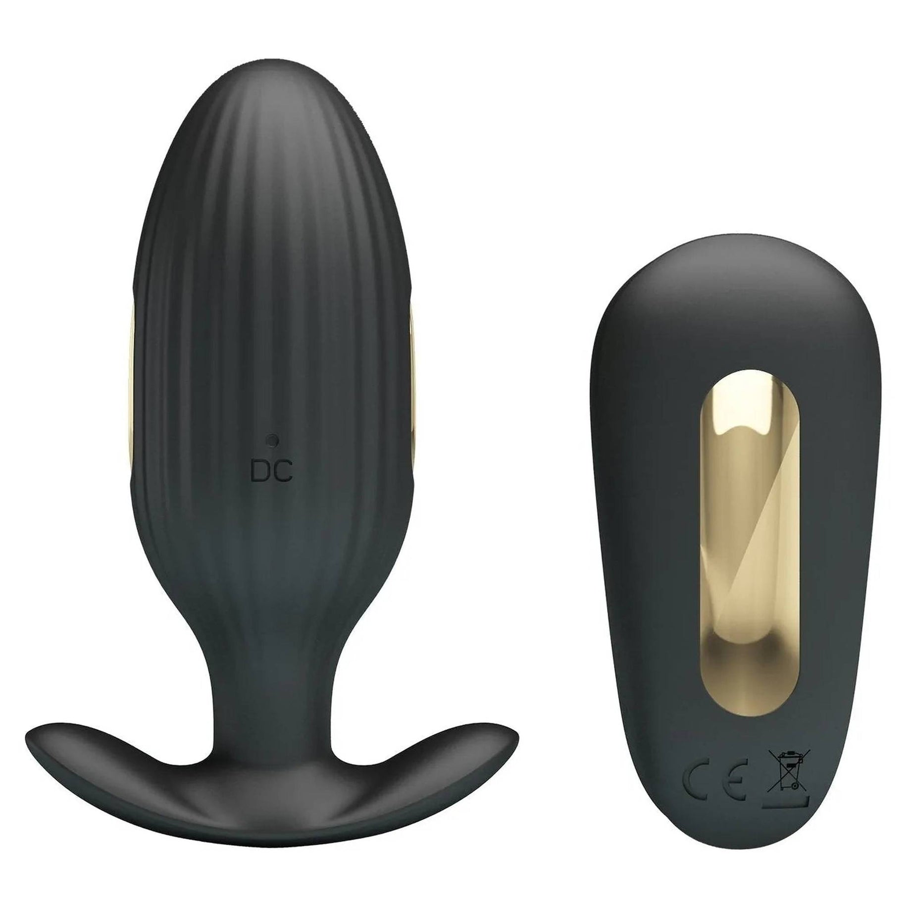 24K Plug Anale Wireless con Vibrazione ed Elettroshock