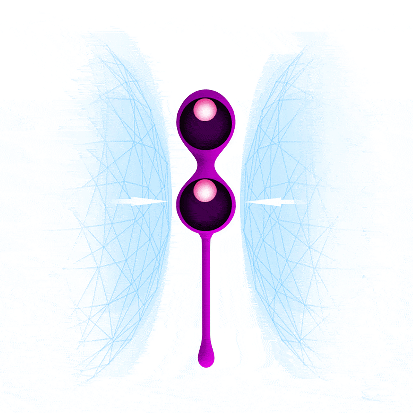 3 in 1 Kegel Ball - Set di 3 palline vaginali in silicone