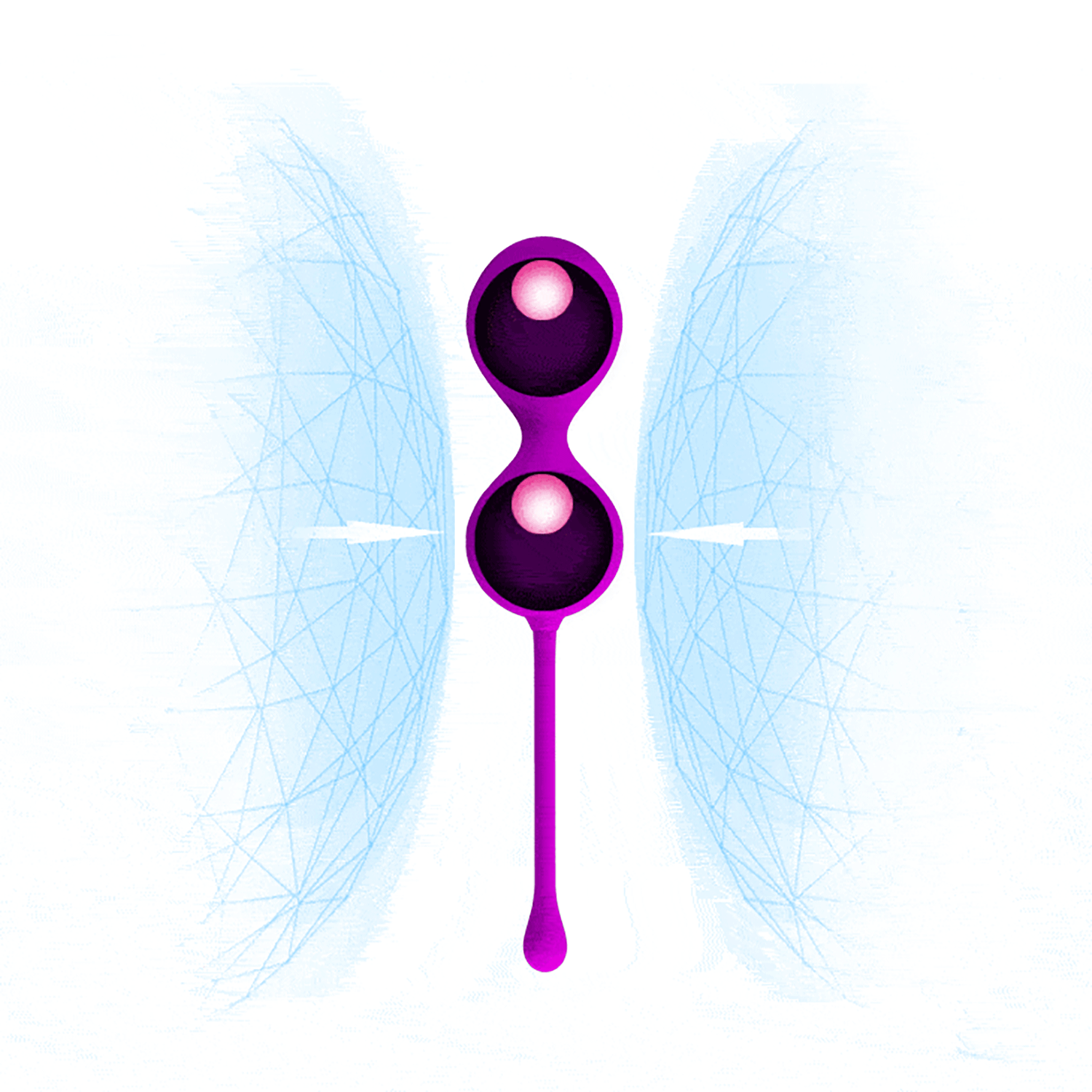 3 in 1 Kegel Ball - Set di 3 palline vaginali in silicone