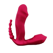 3 in 1 Sex Toy Palline Anali, Vibratore e Succhia Clitoride