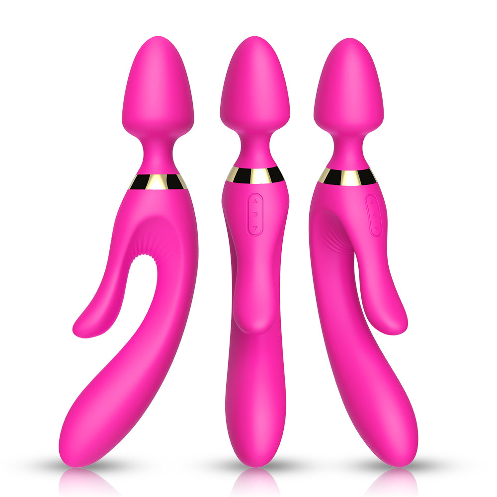 3 in 1 Vibratore Rabbit e Plug Anale