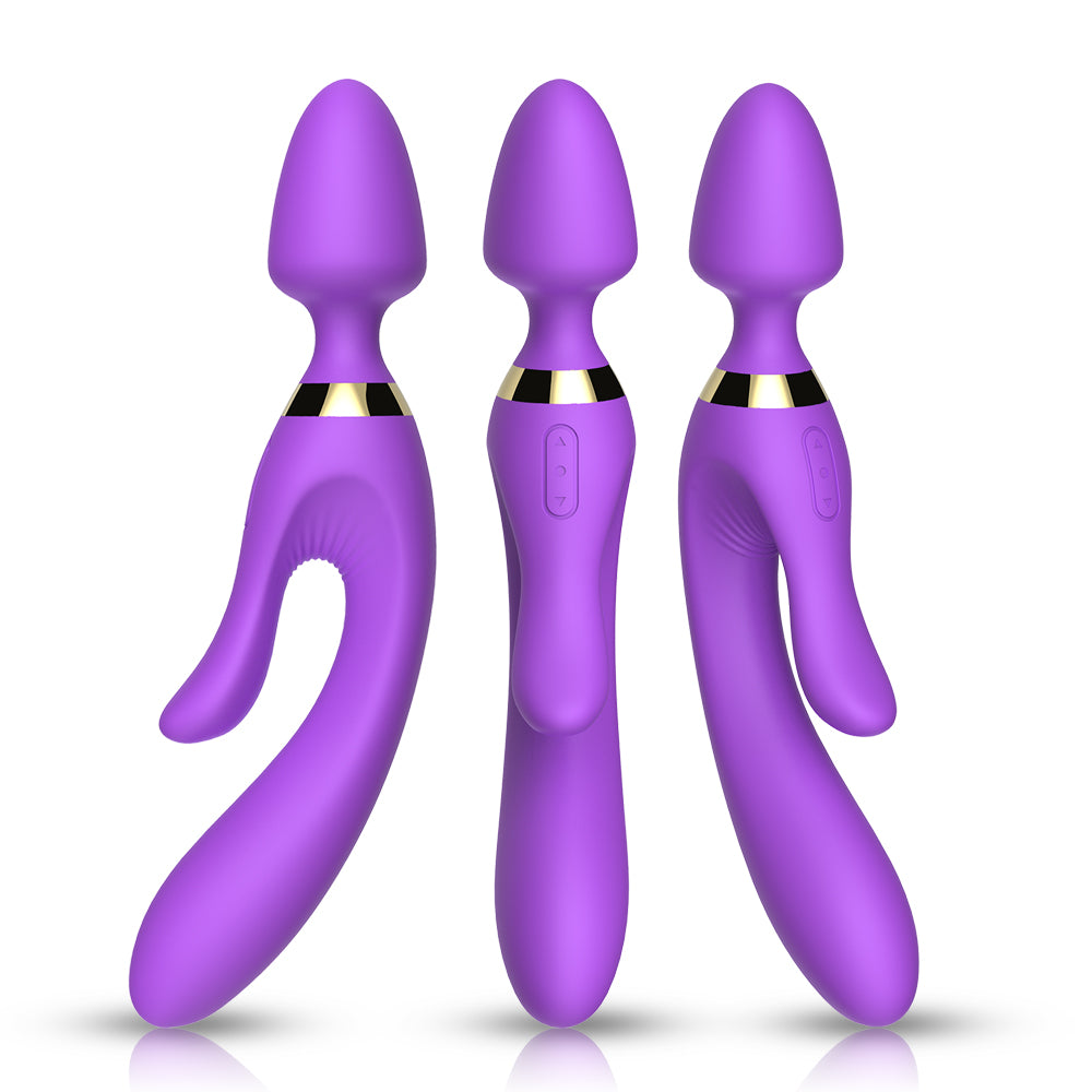 3 in 1 Vibratore Rabbit e Plug Anale
