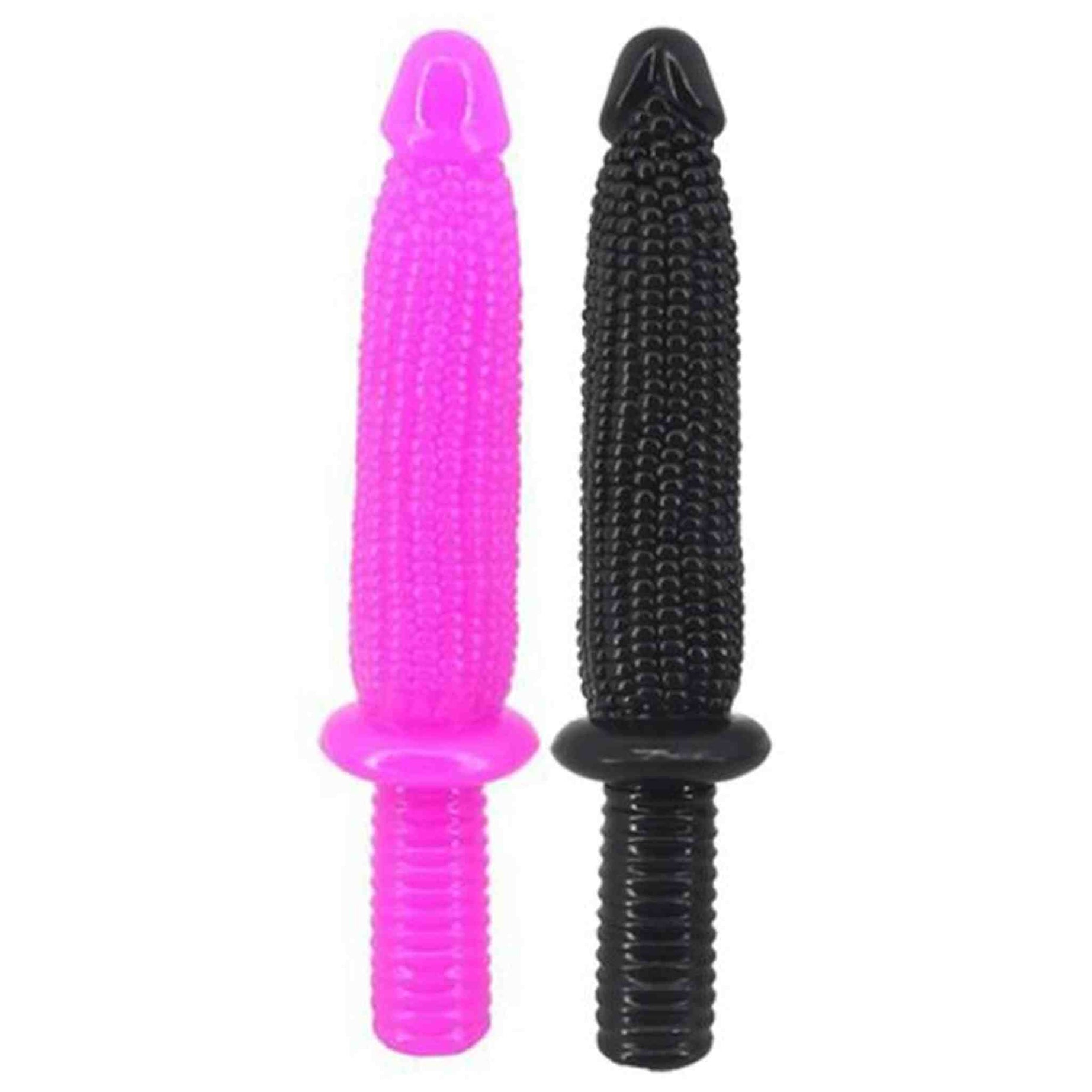 33 cm Corn Dildo Human Glans with Handle Big  Anal Plug