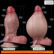 5.7” Inflatable Dildo Realistic Sex Toy For Women