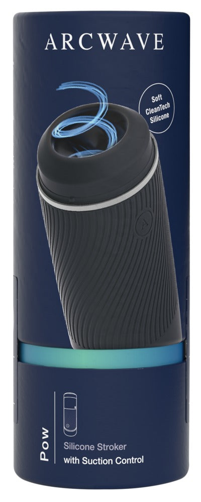 Arcwave Pow - Masturbatore manuale con controllo del vuoto, Nero, foto 7