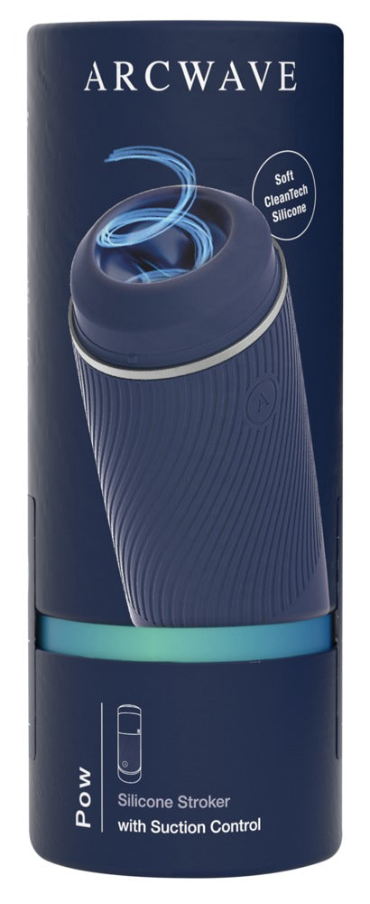 Arcwave Pow - Masturbatore manuale con controllo del vuoto, Blu, foto 3