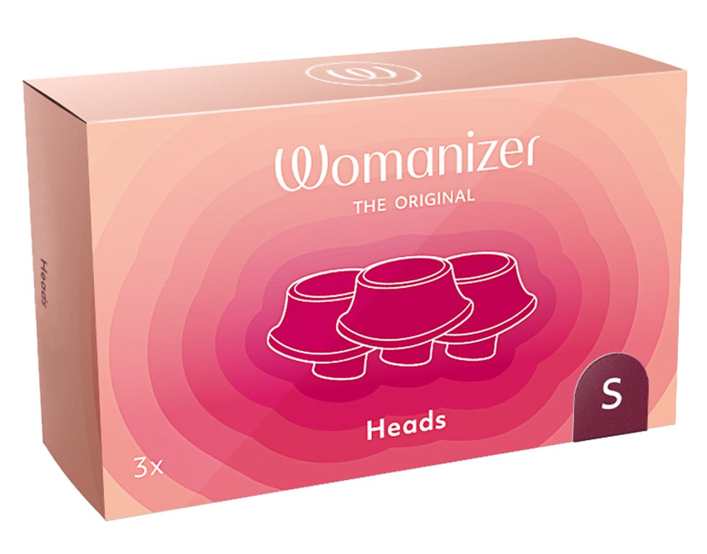 Womanizer Heads per Premium 2 e Classic 2 – Set 3 Testine di Ricambio, Bordeaux S, foto 2