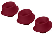 Womanizer Heads per Premium 2 e Classic 2 – Set 3 Testine di Ricambio, Bordeaux L, foto 1