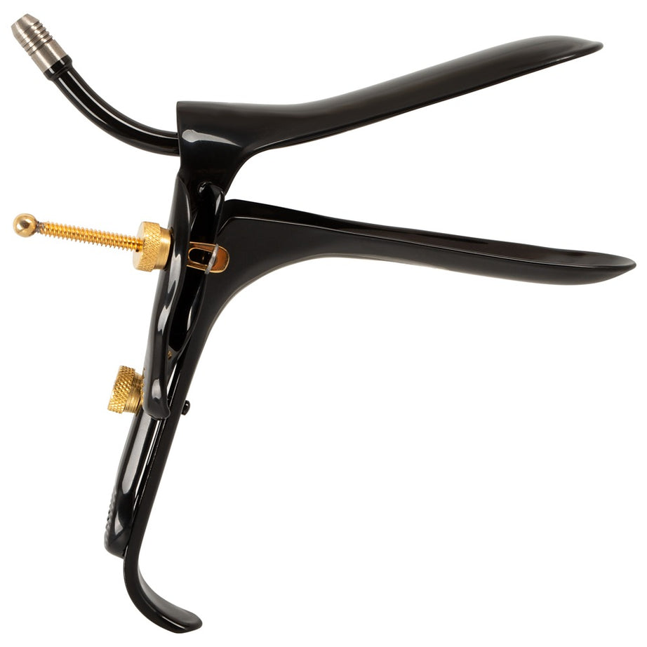 Speculum con tubo per aria e liquidi