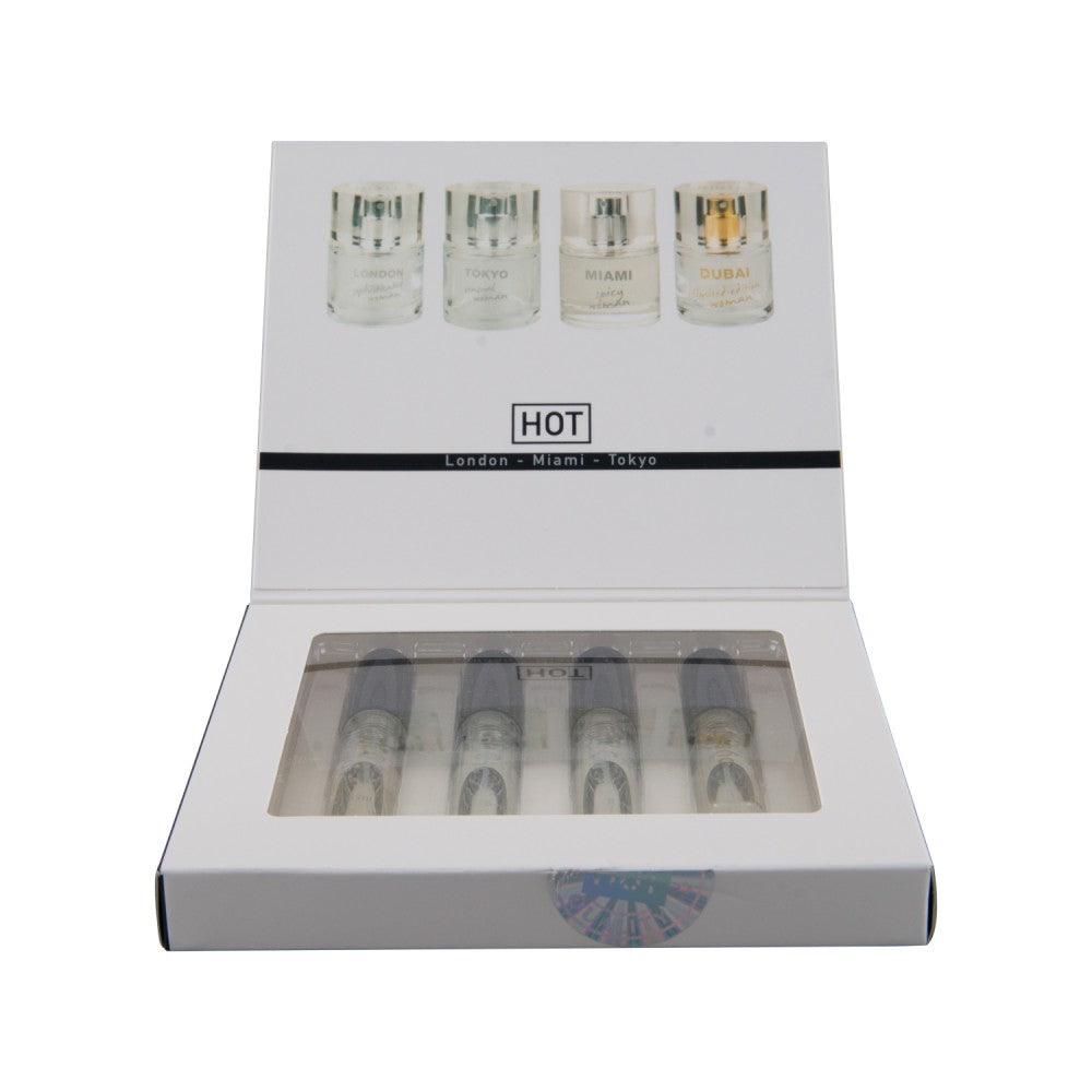 HOT Tester-Box LMTD Women 4x5 ml – Cofanetto di Profumi ai Feromoni, foto 3