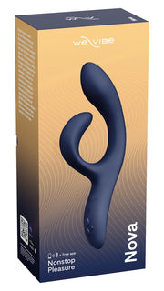 We-Vibe Nova 2 - Vibratore rabbit con braccio clitorideo flessibile, Blu, foto 3