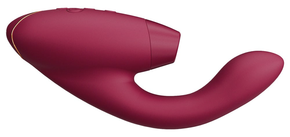 Womanizer Duo 2 – Stimolatore Clitoride e Punto G Pleasure Air, Bordeaux, foto 2