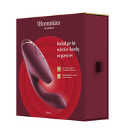 Womanizer Duo 2 – Stimolatore Clitoride e Punto G Pleasure Air, Bordeaux, foto 3