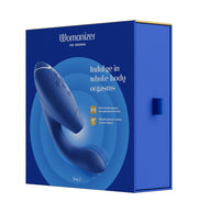 Womanizer Duo 2 – Stimolatore Clitoride e Punto G Pleasure Air, Blu, foto 3