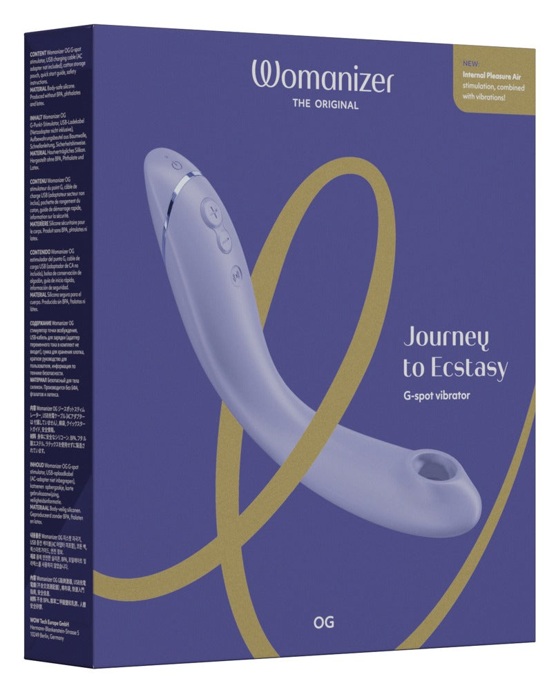 Womanizer OG – Stimolatore Punto G con Pleasure Air e Vibrazione, Lilla, foto 3