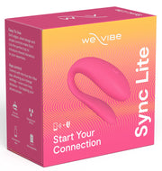 We-Vibe Sync Lite - vibratore di coppia sottile con controllo da app, Fucsia, foto 3