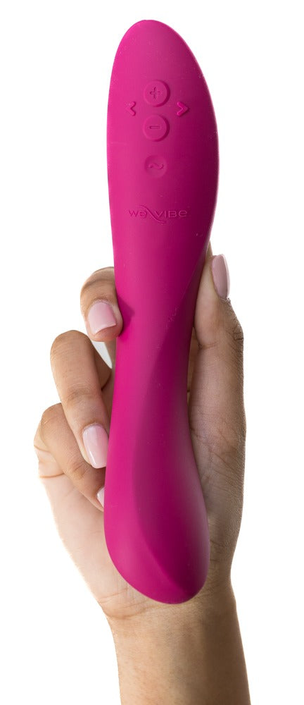 We-Vibe Rave 2 - Vibratore per il punto G con design ruotato, Rosa, foto 6